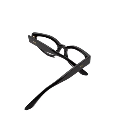 Retrosuperfuture Geometric Frame Plain Mirror In Black