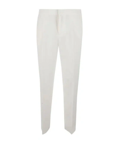 Fabiana Filippi Tailored White Trousers With Streamlined Design In White