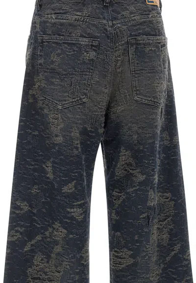 Diesel Vintage Inspired D-sire Denim Trousers In Black