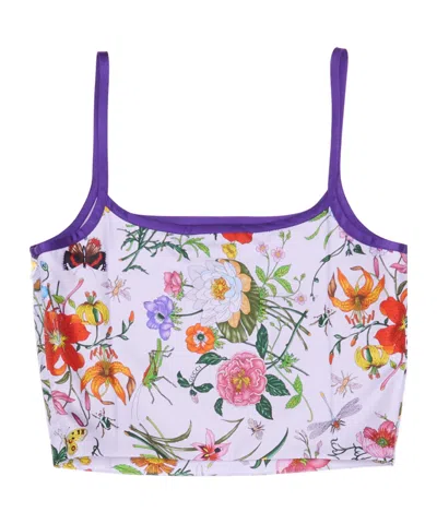 Gucci Patterned Camisole In White