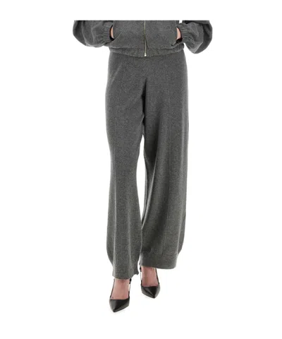 Fabiana Filippi Wool, Silk And Cashmere Pants In Gray