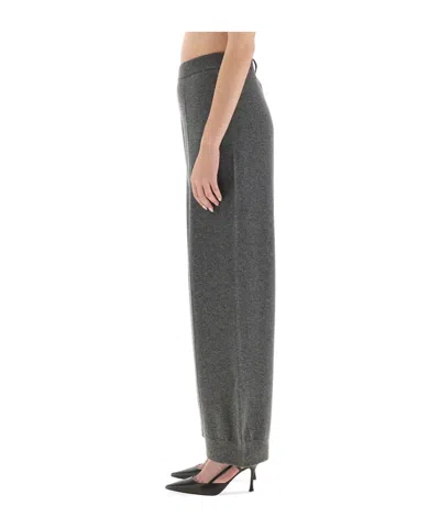 Fabiana Filippi Wool, Silk And Cashmere Pants In Gray