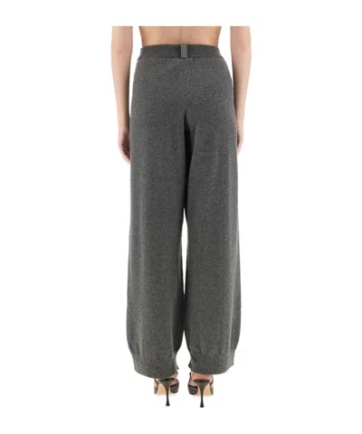 Fabiana Filippi Wool, Silk And Cashmere Pants In Gray