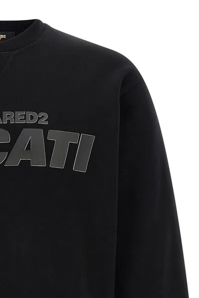 Dsquared2 X Ducati Capsule Sweatshirt In Black