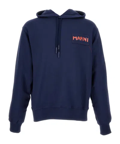 Marni Hoodie In Blue