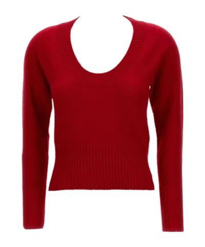 Simone Rocha Maglia In Cashmere In Red