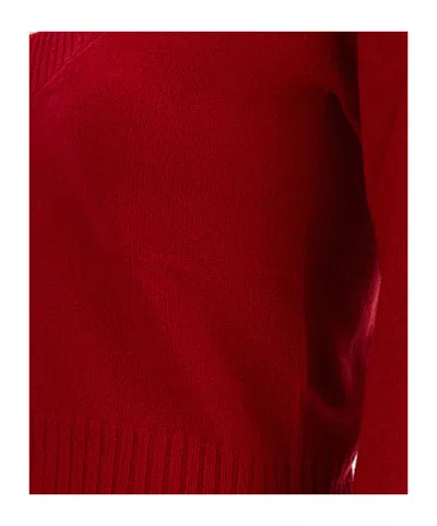 Simone Rocha Maglia In Cashmere In Red