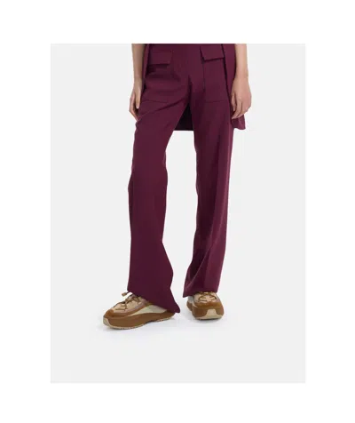 Moon Boot Logo Sneakers With Chunky Sole And Mesh In Brown