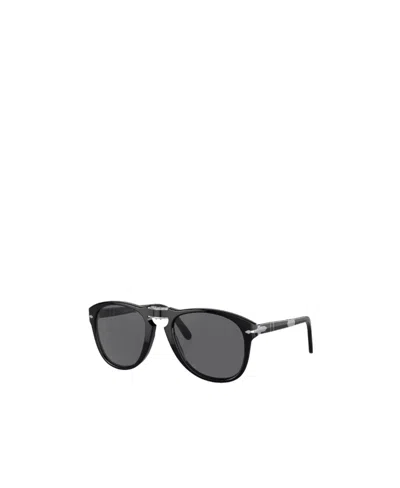 Persol Logo Sunglasses In Black