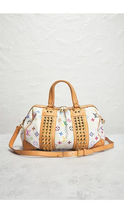 Fwrd Renew Louis Vuitton Monogram Courtney Mm Handbag In White