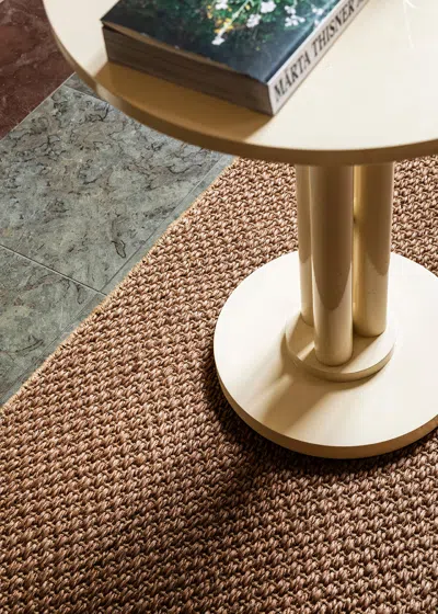 Layered Basket Weave Sisal Brown 9'10" X 13'1"