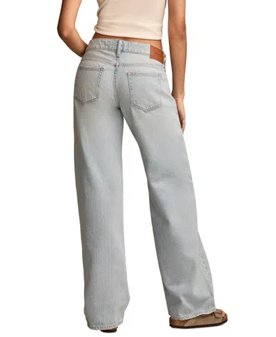 Lucky Brand Baggy Wide Leg Jeans In Blue