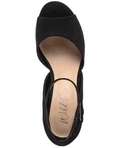 Wild Pair Women's Reemaa Round Toe Dress Sandals, Macy's Exclusive In Black