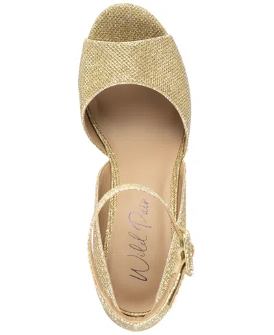 Wild Pair Women's Reemaa Round Toe Dress Sandals, Macy's Exclusive In Gold