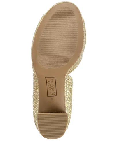 Wild Pair Women's Reemaa Round Toe Dress Sandals, Macy's Exclusive In Gold
