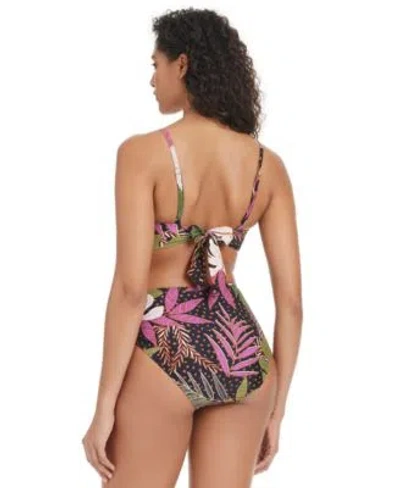 Bar Iii Womens Safari Heat Bikini Top Bottoms Exclusively At Macys In Black