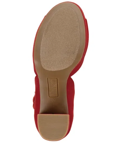 Wild Pair Women's Reemaa Round Toe Dress Sandals, Macy's Exclusive In Red
