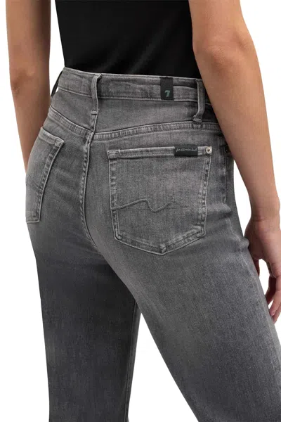 7 For All Mankind Tailorless Dojo Jeans With Front And Back Pockets In Gray