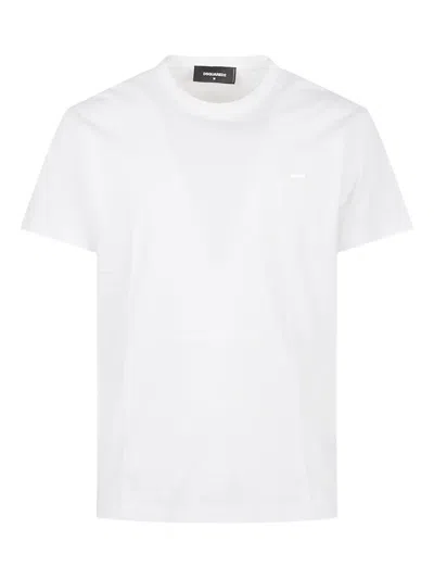 Dsquared2 Cool Fit Cotton T-shirt In White