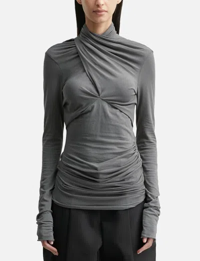 Entire Studios Grès Top Deep Grey In Gray