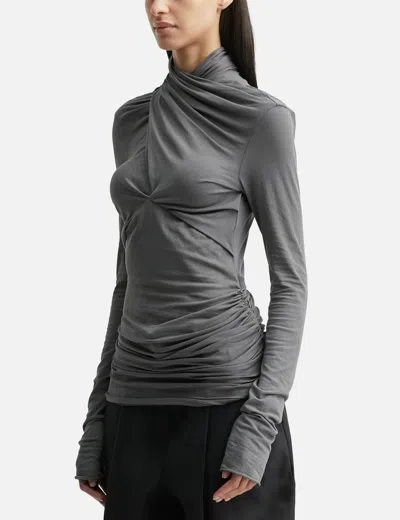Entire Studios Grès Top Deep Grey In Gray