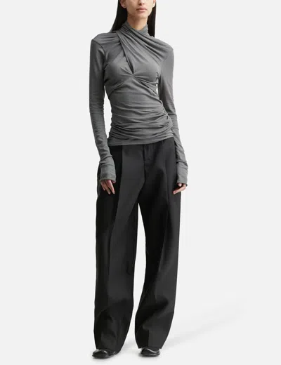 Entire Studios Grès Top Deep Grey In Gray