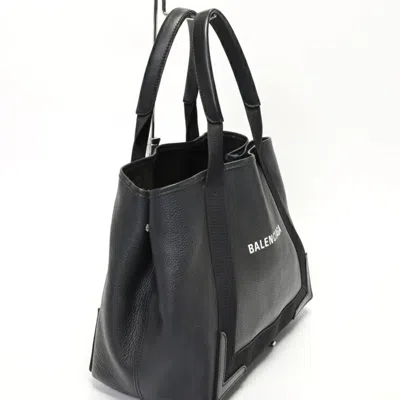 Pre-owned Balenciaga Black Leather Tote Bag ()
