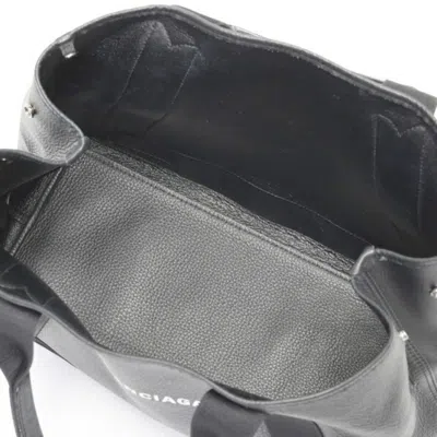 Pre-owned Balenciaga Black Leather Tote Bag ()