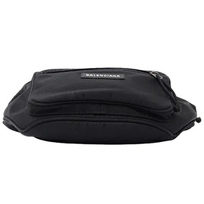 Pre-owned Balenciaga Black Nylon Fanny Pack Sling Bag ()