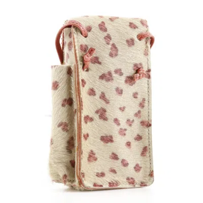 Pre-owned Bottega Veneta Beige Leather Pochette Pouch Shoulder Bag ()