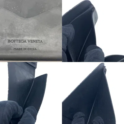 Pre-owned Bottega Veneta Black Rubber Wallet (bi-fold) ()