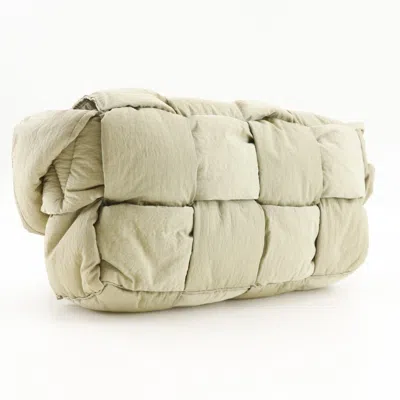 Pre-owned Bottega Veneta Khaki Nylon Pouch Shoulder Bag ()