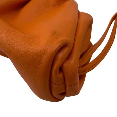 Pre-owned Bottega Veneta Orange Leather Coin Purse/coin Case ()