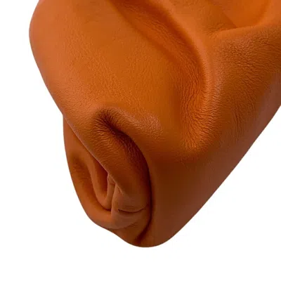 Pre-owned Bottega Veneta Orange Leather Coin Purse/coin Case ()