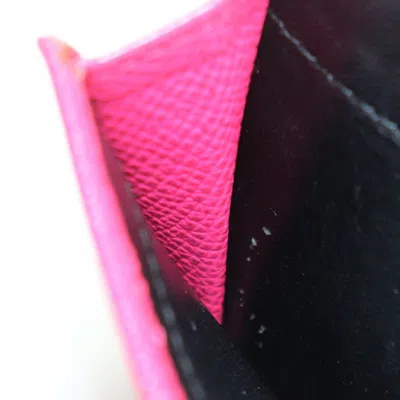 Pre-owned Bvlgari Pink Leather Wallet (tri-fold) ()