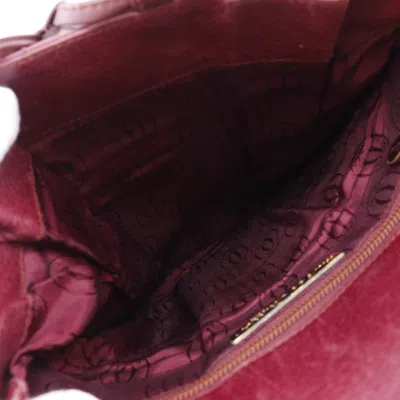 Pre-owned Cartier Bordeaux Leather Shoulder Bag ()