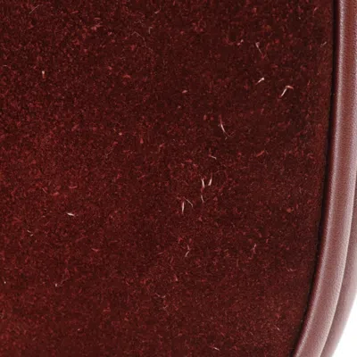 Pre-owned Cartier Bordeaux Suede Leather Shoulder Bag ()