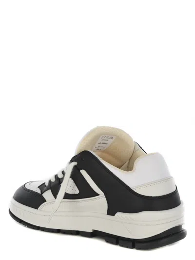 Axel Arigato Area Lo Suede And Leather Sneakers In Multi