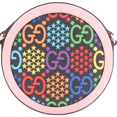 Pre-owned Gucci Multi-color Pink Pvc Leather Shoulder Bag ()