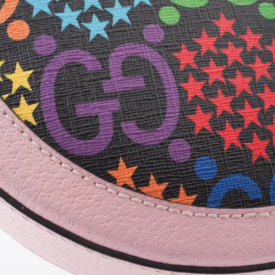 Pre-owned Gucci Multi-color Pink Pvc Leather Shoulder Bag ()