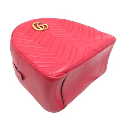 Pre-owned Gucci Red Color Leather Backpack ()