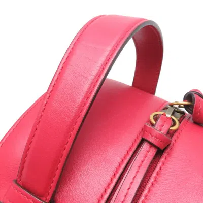 Pre-owned Gucci Red Color Leather Backpack ()