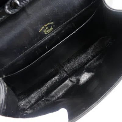 Pre-owned Gucci Sherry Line Black Leather Shoulder Bag ()