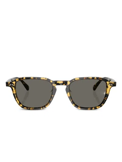 Oliver Peoples Tortoiseshell Square-frame Sunglasses In Multi