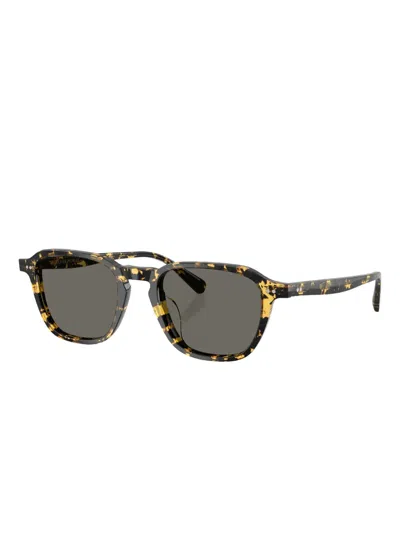 Oliver Peoples Tortoiseshell Square-frame Sunglasses In Multi