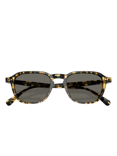 Oliver Peoples Tortoiseshell Square-frame Sunglasses In Multi