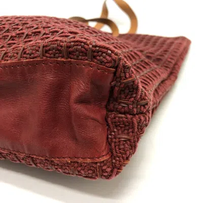 Pre-owned Hermes Ahmedabad Brown Canvas Handbag Tote Bag ()