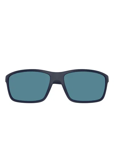 Scuderia Ferrari Rectangle-frame Sunglasses In Blue