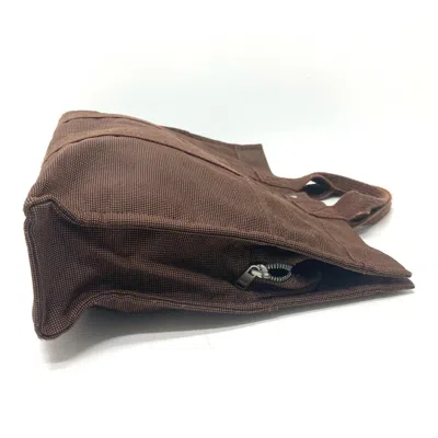 Pre-owned Hermes Brown Canvas Handbag Tote Bag ()