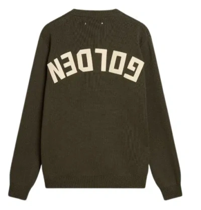 Golden Goose Deluxe Brand Logo Detailed Crewneck Jumper In Green